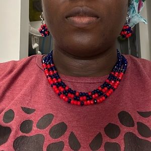 necklace and earring set